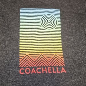 Vintage 2014 Coachella Sweatshirt [Medium Gray] Indie Sleaze Festival
